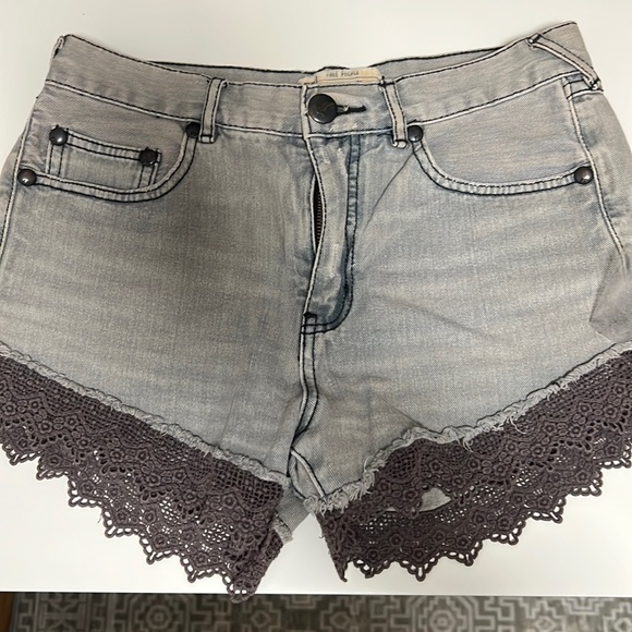 Free People Lace Shorts - Picture 1 of 3